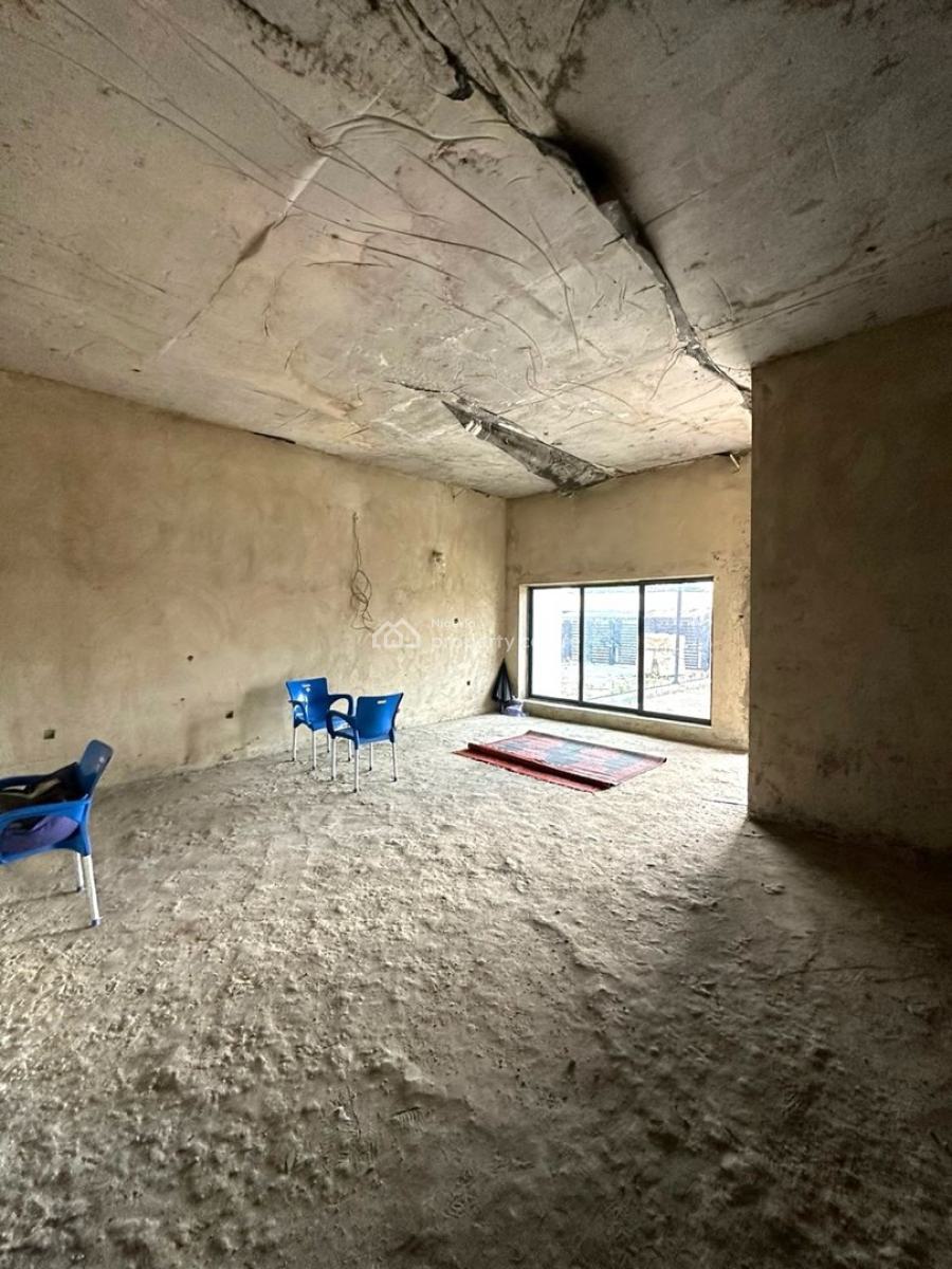 4 Bedrooms Spacious Semi Finished Terrace Duplex, Bq, 3rd Avenue, Gwarinpa, Abuja, Terraced Duplex for Sale