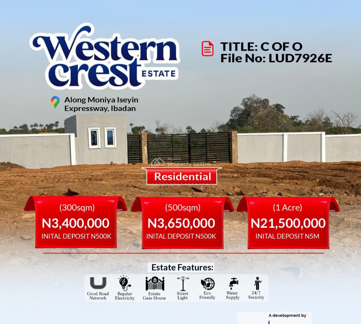 500sqm Land Facing The Expressway, Moniya, Ibadan, Oyo, Mixed-use Land for Sale