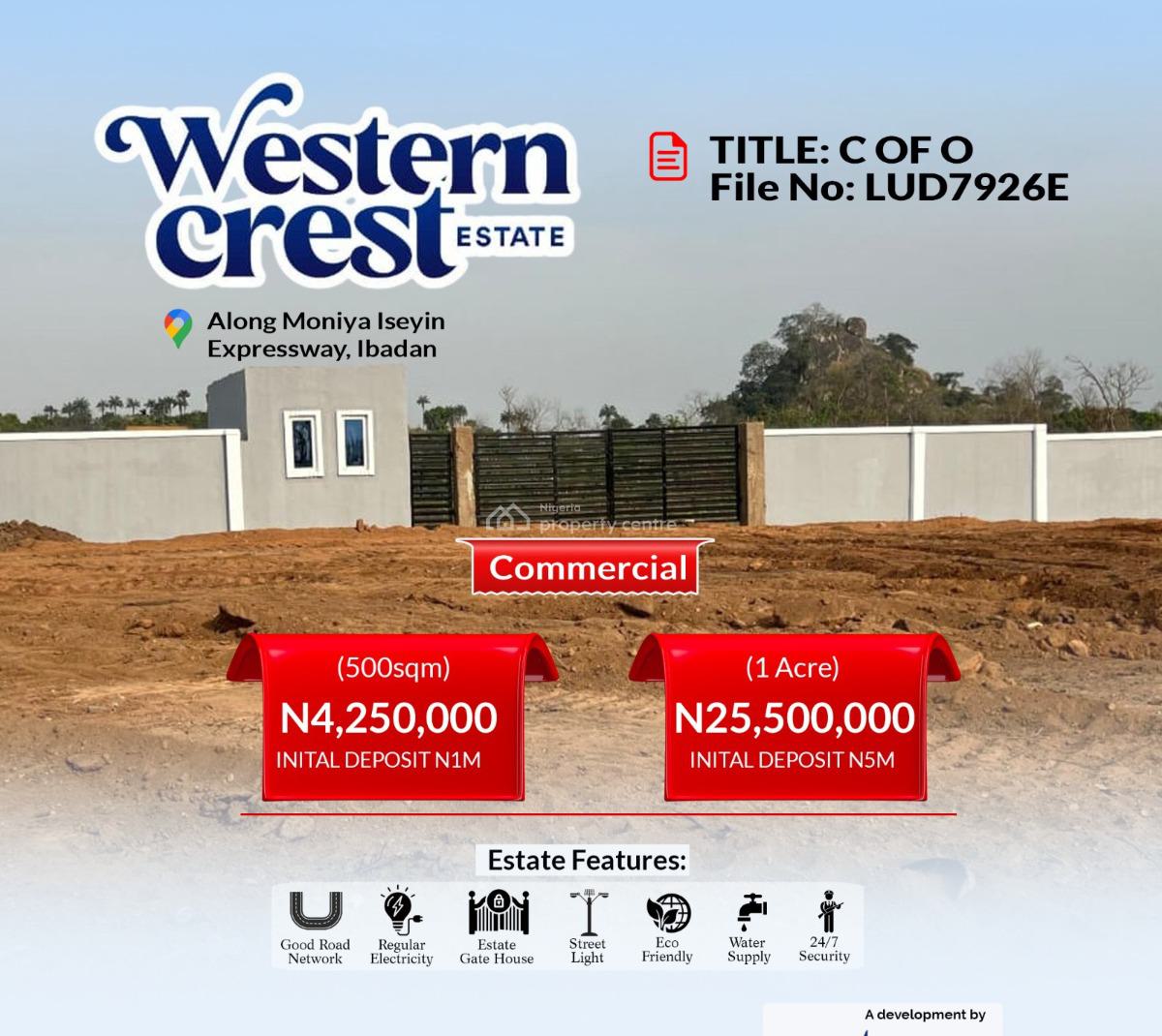500sqm Land Facing The Expressway, Moniya, Ibadan, Oyo, Mixed-use Land for Sale