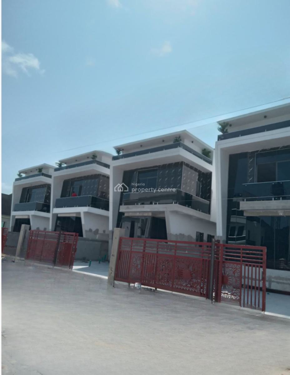 5 Bedroom Fully Duplex in a Secured Estate, Sangotedo, Ajah, Lagos, Detached Duplex for Sale