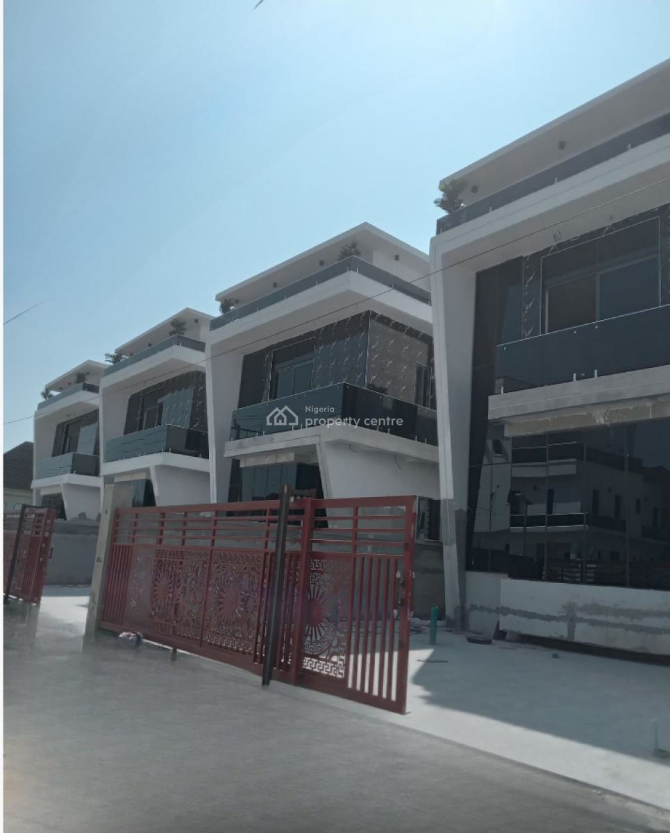 5 Bedroom Fully Duplex in a Secured Estate, Sangotedo, Ajah, Lagos, Detached Duplex for Sale