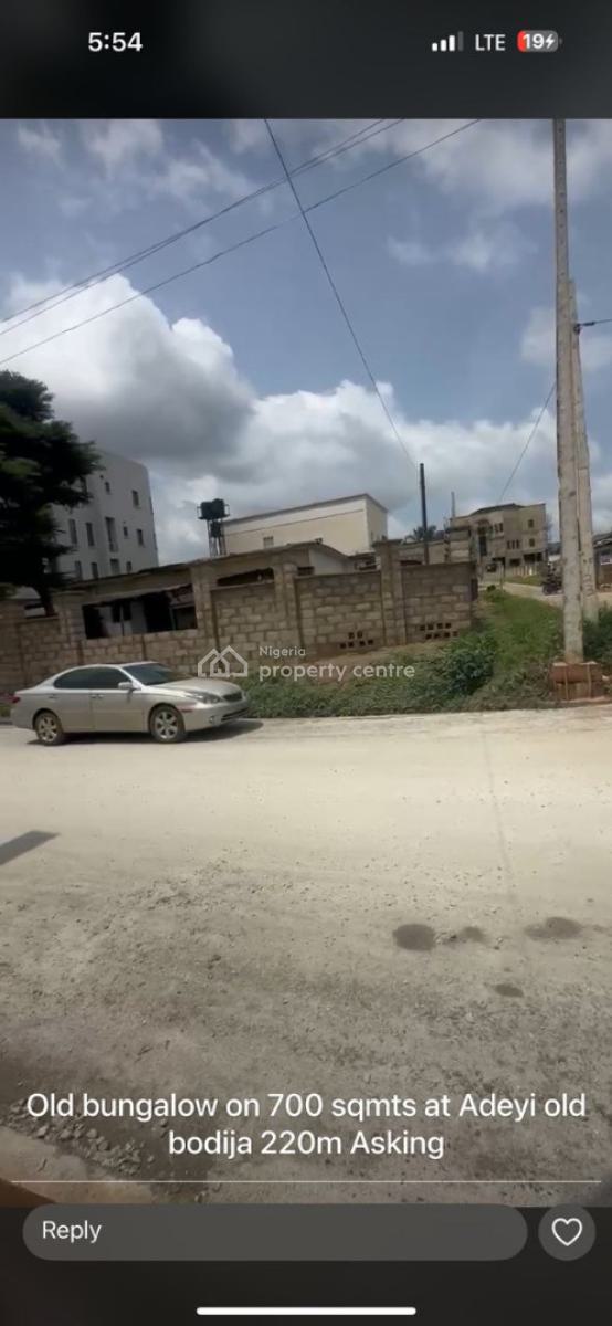 700 Sqms Land, Old Bodija, Ibadan, Oyo, Residential Land for Sale