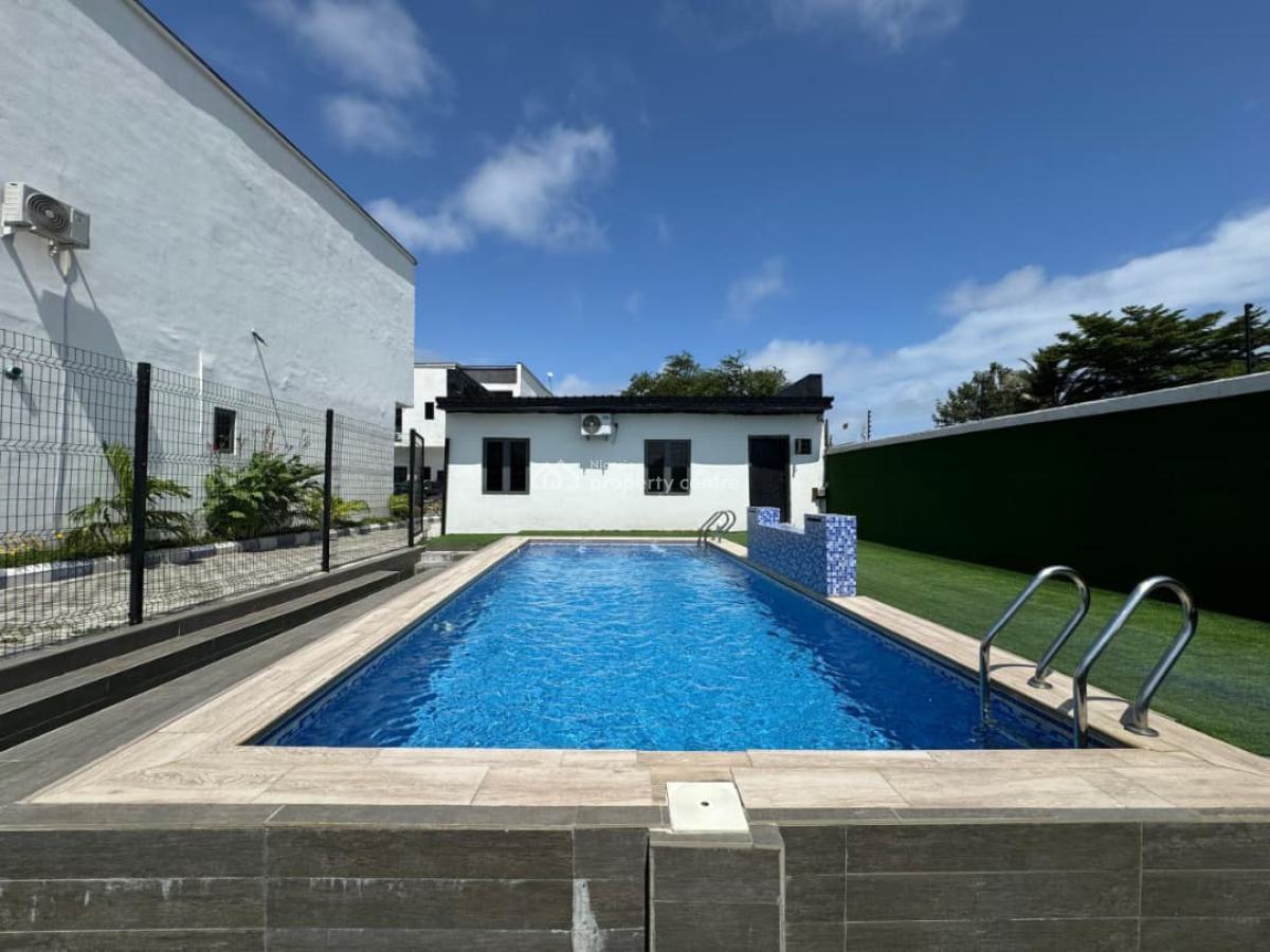 Luxury Cozy 3 Bedroom Furnished and Service Duplex with Pool, Spg Road, Ologolo, Lekki, Lagos, Terraced Duplex Short Let