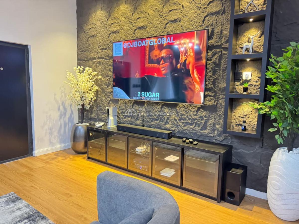 Luxury Cozy 3 Bedroom Furnished and Service Duplex with Pool, Spg Road, Ologolo, Lekki, Lagos, Terraced Duplex Short Let