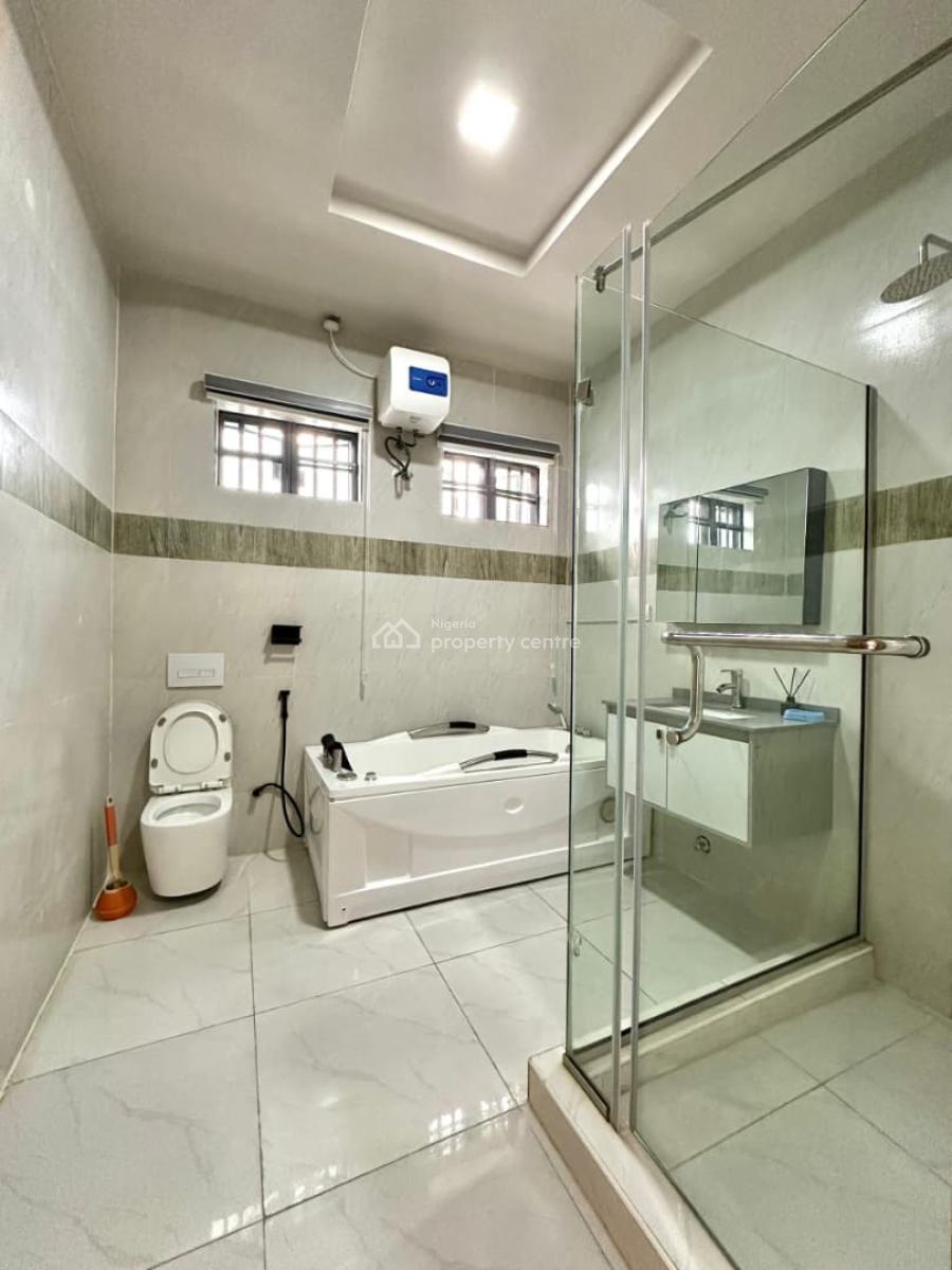 Luxury Cozy 3 Bedroom Furnished and Service Duplex with Pool, Spg Road, Ologolo, Lekki, Lagos, Terraced Duplex Short Let