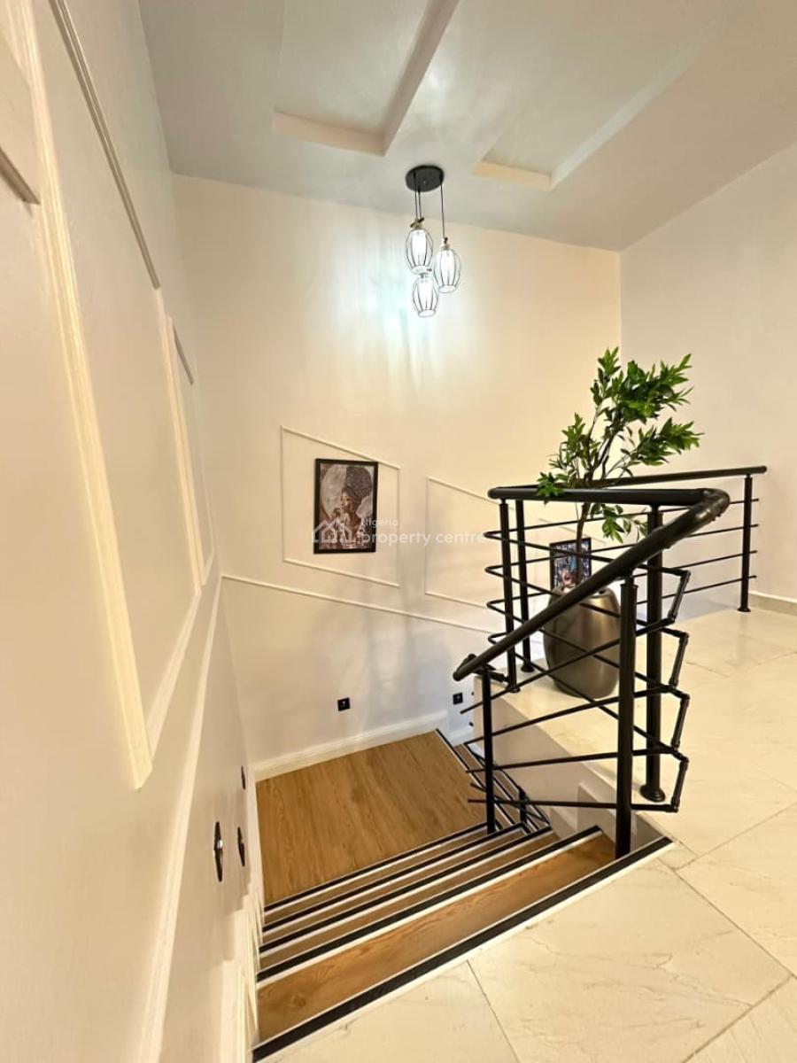 Luxury Cozy 3 Bedroom Furnished and Service Duplex with Pool, Spg Road, Ologolo, Lekki, Lagos, Terraced Duplex Short Let