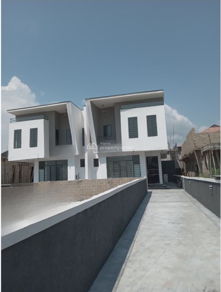 4bedroom Semi-detached Duplex in a Secure Environment, Sangotedo, Ajah, Lagos, Semi-detached Duplex for Rent