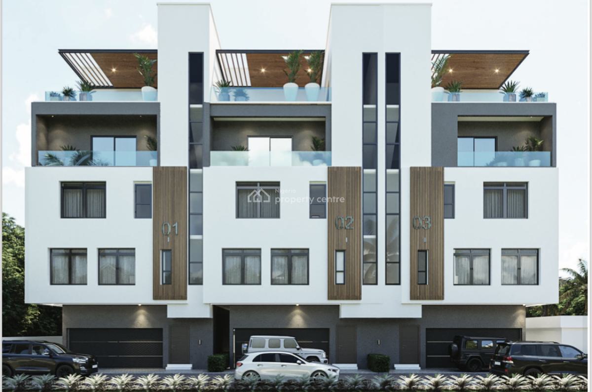 Offplan 5 Bedroom Terrace with Bq (pilling Done), Banana Island Estate, Banana Island, Ikoyi, Lagos, Terraced Duplex for Sale