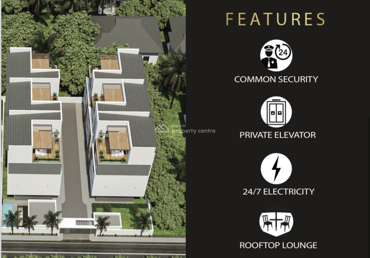 Offplan 5 Bedroom Terrace with Bq (pilling Done), Banana Island Estate, Banana Island, Ikoyi, Lagos, Terraced Duplex for Sale