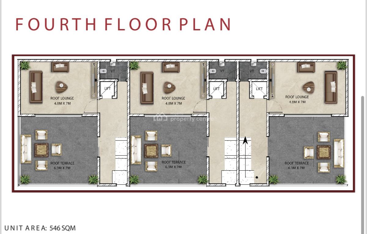 Offplan 5 Bedroom Terrace with Bq (pilling Done), Banana Island Estate, Banana Island, Ikoyi, Lagos, Terraced Duplex for Sale