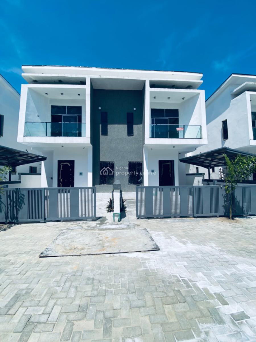 Brand 4 Bedrooms Semi Detached Duplex with Bq, Orchid, Lekki Phase 2, Lekki, Lagos, Semi-detached Duplex for Rent