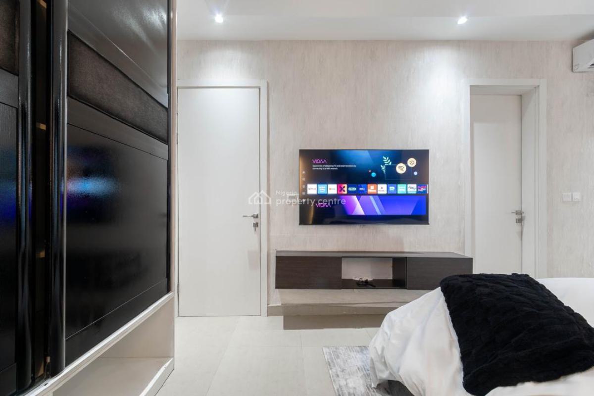 Newly Launched Beautiful 1-bedroom Apartment with Swimming Pool, Gym &, Lekki Phase 1, Lekki, Lagos, Flat / Apartment Short Let