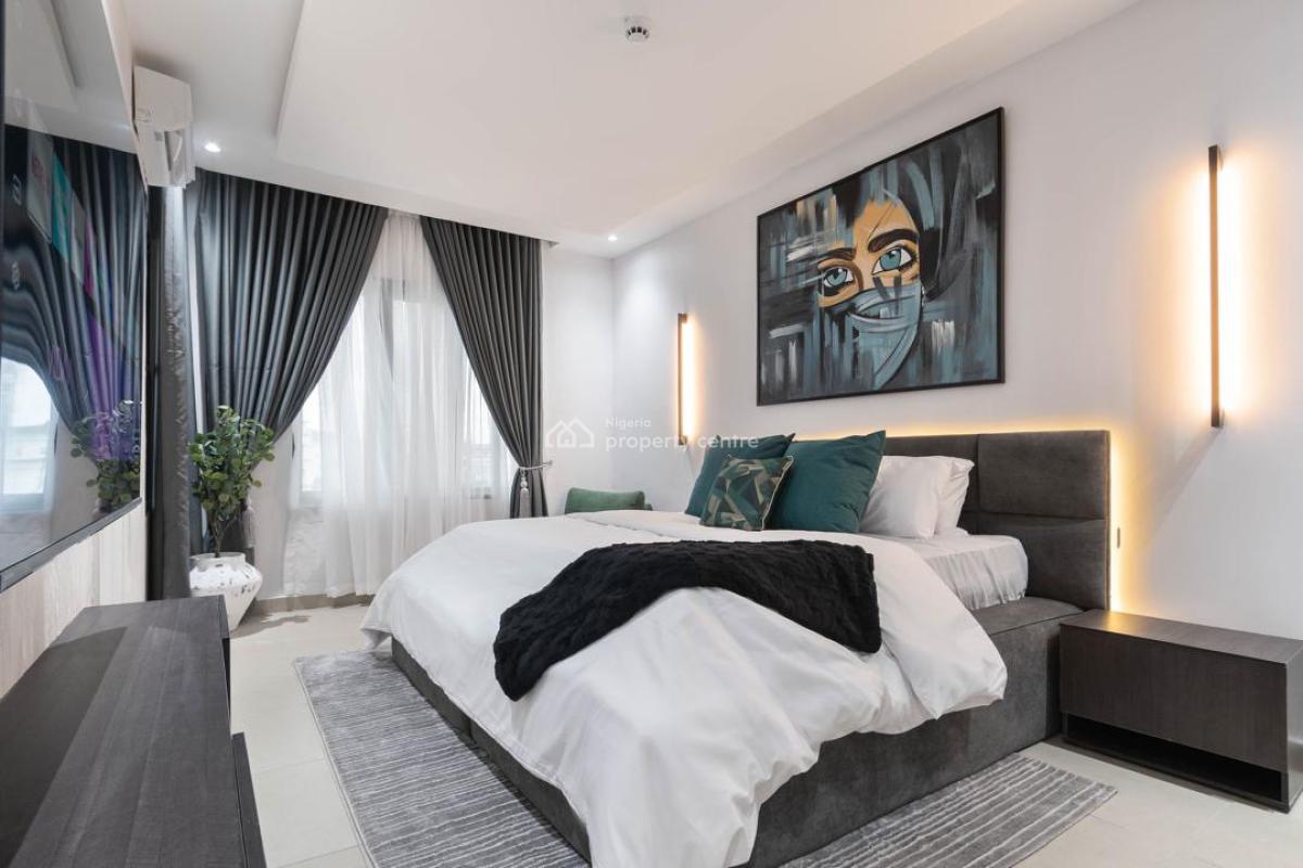 Newly Launched Beautiful 1-bedroom Apartment with Swimming Pool, Gym &, Lekki Phase 1, Lekki, Lagos, Flat / Apartment Short Let