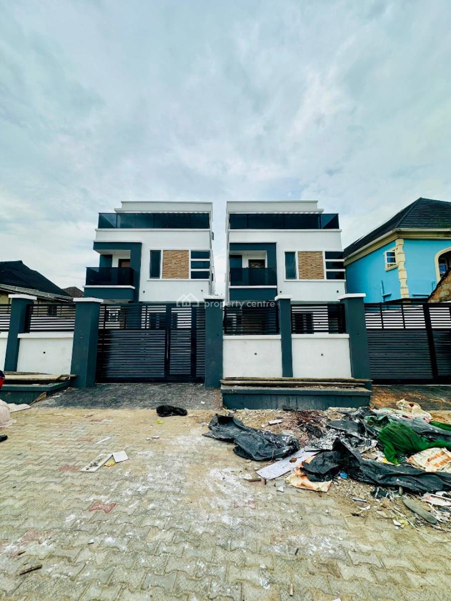 Spaciously Built 4 Bedroom Fully Detached Duplex with Bq in an Estate, Perfect Investment Property, a Perfect Home for You and Your Family, Magodo, Lagos, Detached Duplex for Sale