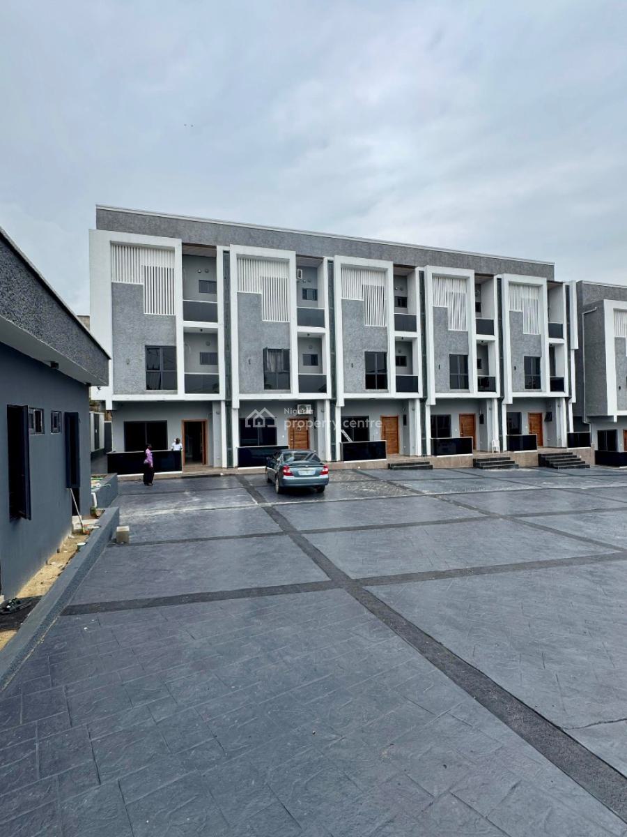 Newly Built 4 Bedroom Terrace Duplex in a Serene Environment with Cofo, Ideal Property for Your Next Family Residence, in a Secured Location, Magodo, Lagos, Terraced Duplex for Sale