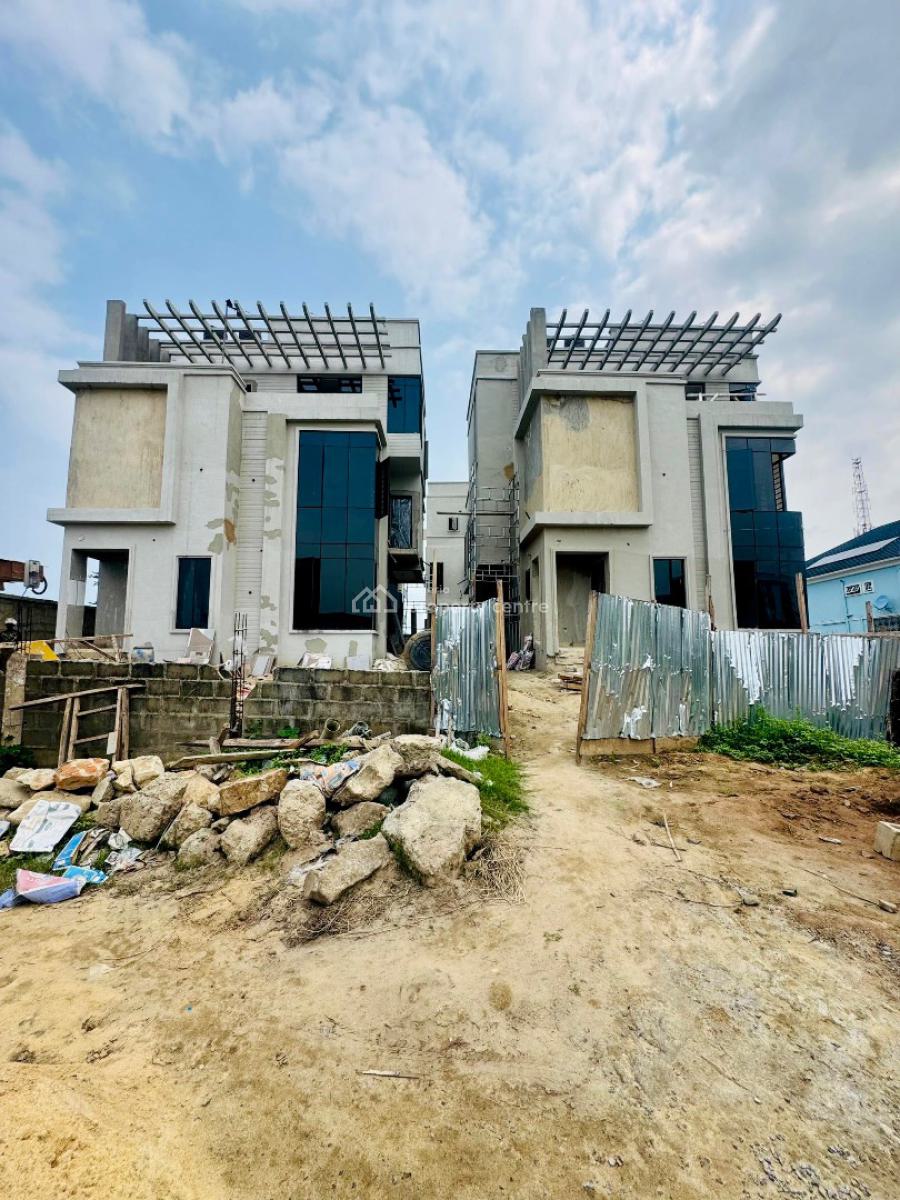 Newly Built 4 Bedroom Fully Detached Duplex with Bq, Percent Investment Property, Surulere, Lagos, Detached Duplex for Sale