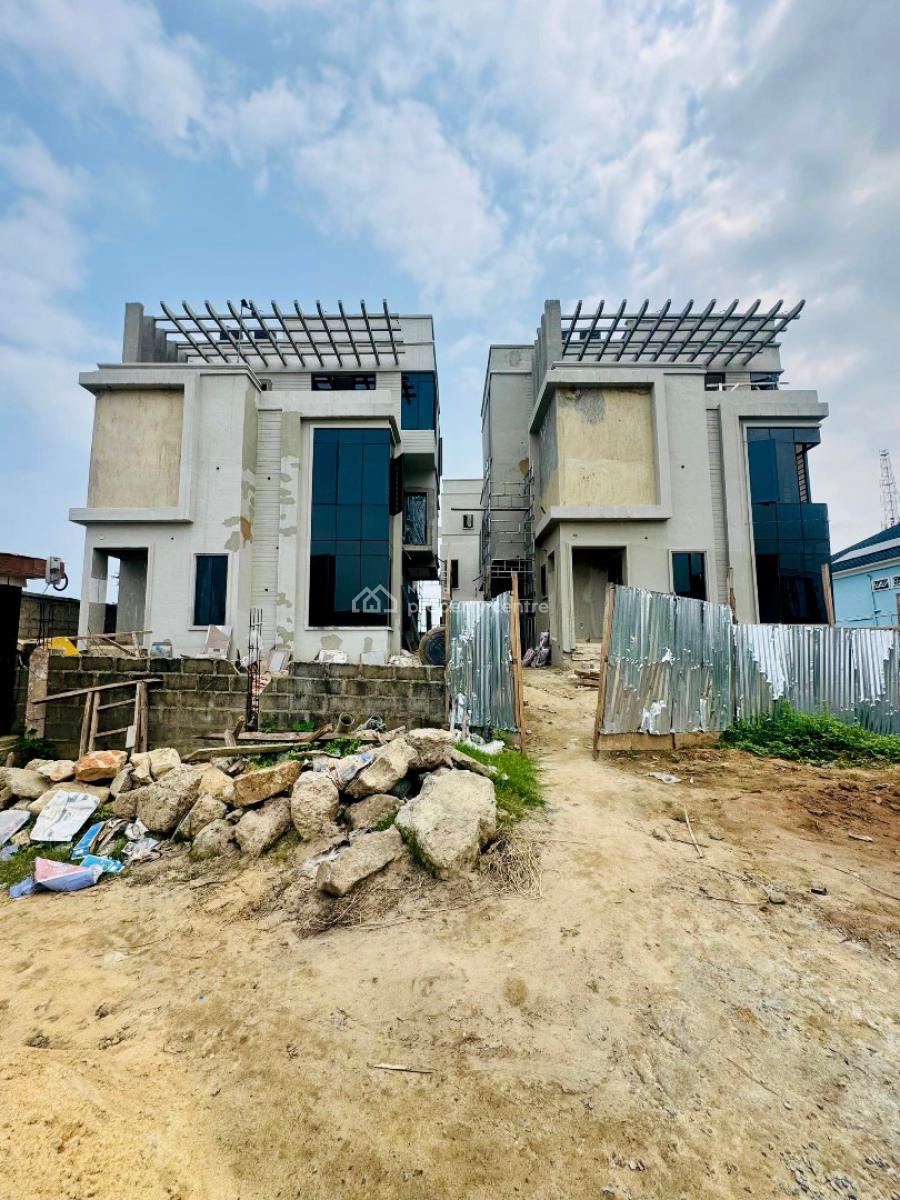 Newly Built 4 Bedroom Fully Detached Duplex with Bq, Percent Investment Property, Surulere, Lagos, Detached Duplex for Sale