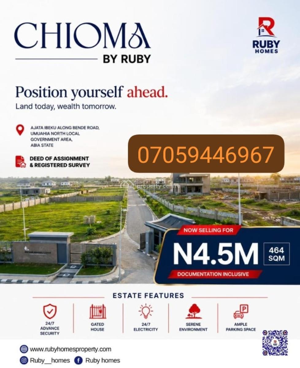Plots of Affordable Land at Promo Offer, Ereote Along Bende Road, Umuahia, Abia, Mixed-use Land for Sale