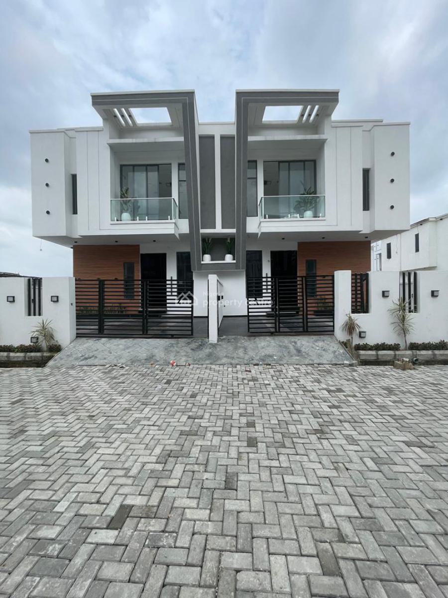 Aesthetically Pleasing , Newly Built 4 Bedroom Semi Detached Duplex, Less Than 6 Minutes Away From Lekki Palm City, Ajah, Lagos, Detached Duplex for Sale