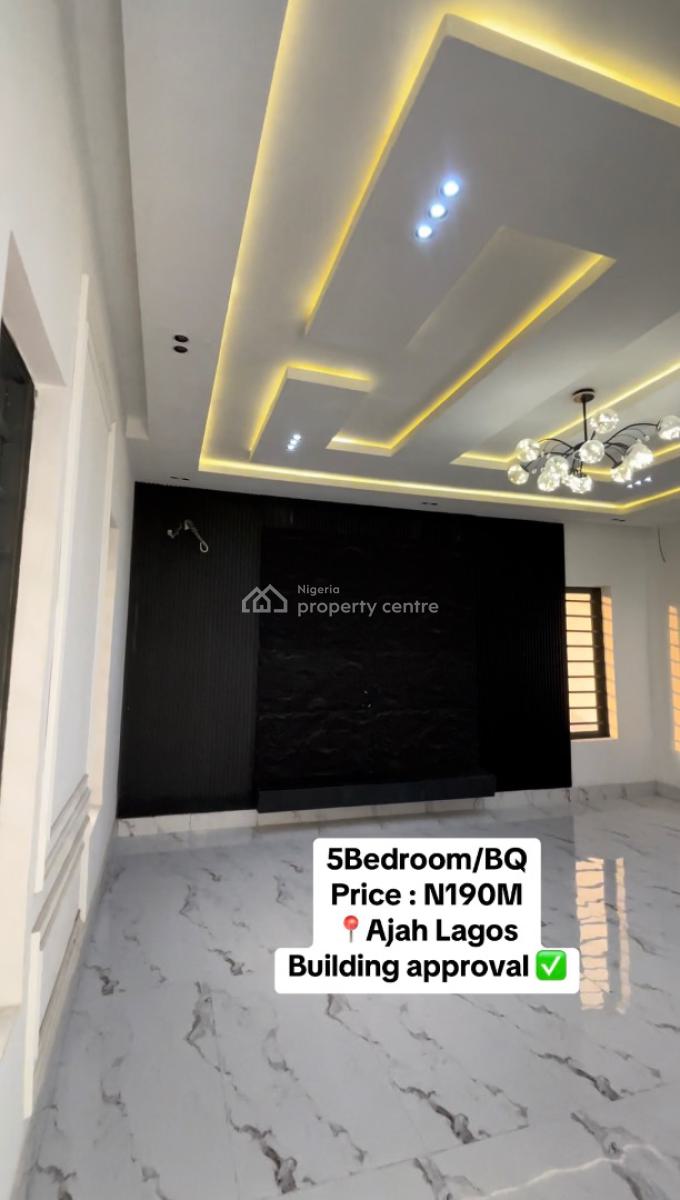 5 Bedroom Fullydetached Duplex, Ajah, Lagos, Detached Duplex for Sale