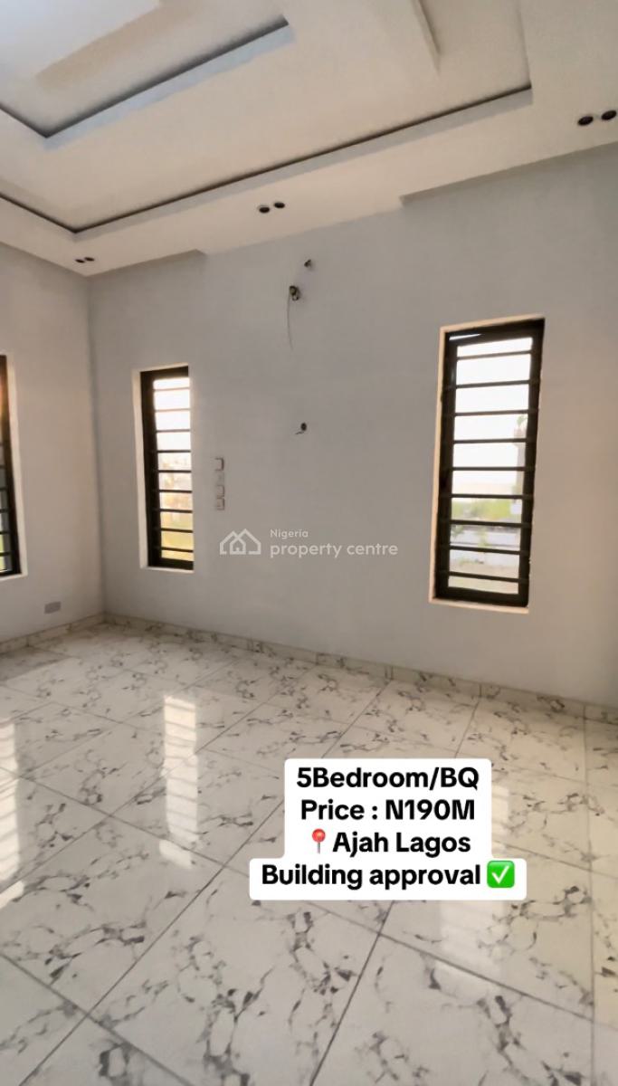 5 Bedroom Fullydetached Duplex, Ajah, Lagos, Detached Duplex for Sale