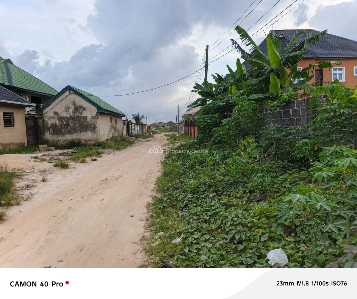 Full Plot of Dry, Level & Fence Land, Second Plot to The Main Road, Serene Gated Street, Off Offin Road, Igbogbo, Ikorodu, Lagos, Residential Land for Sale