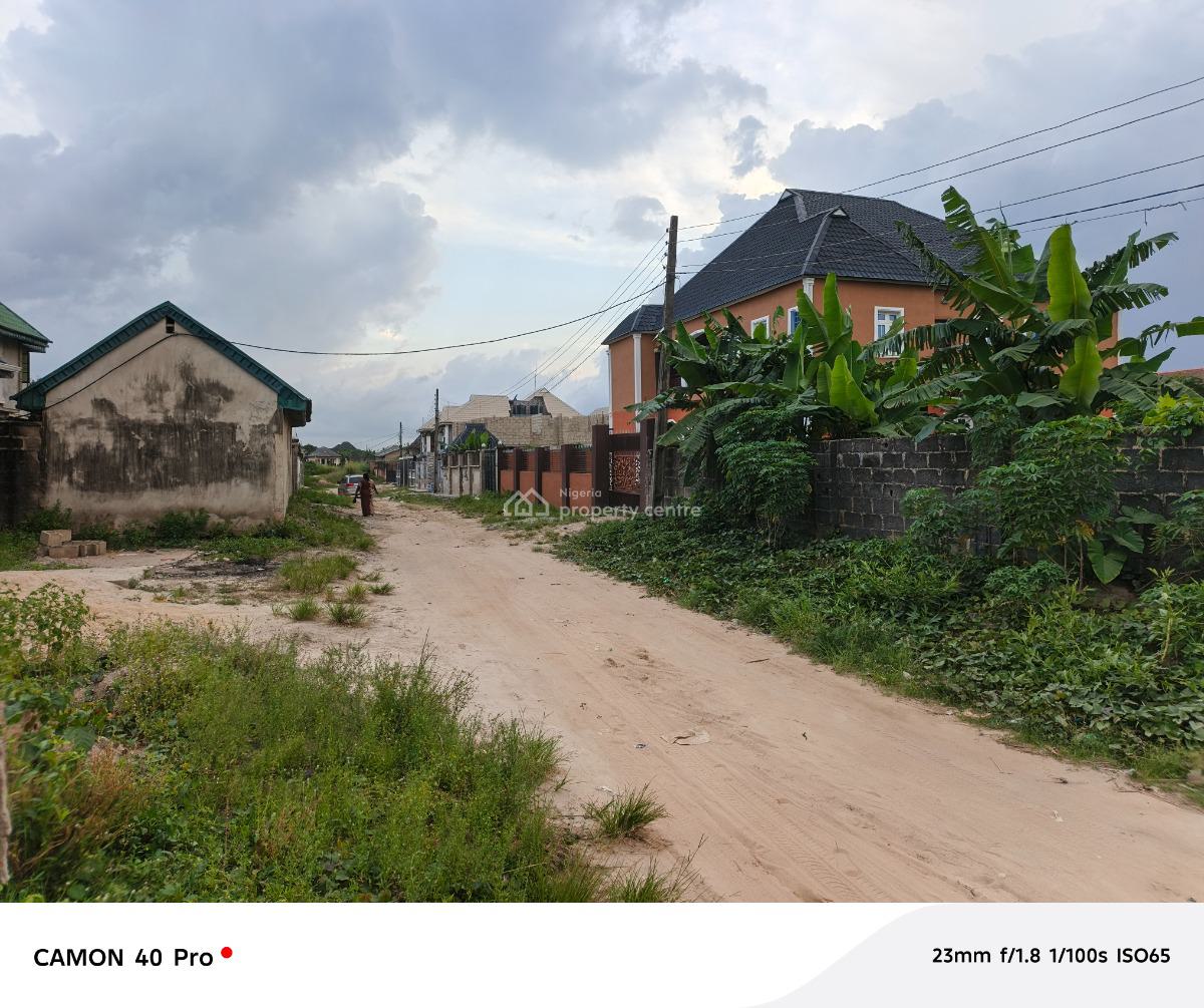 Full Plot of Dry, Level & Fence Land, Second Plot to The Main Road, Serene Gated Street, Off Offin Road, Igbogbo, Ikorodu, Lagos, Residential Land for Sale