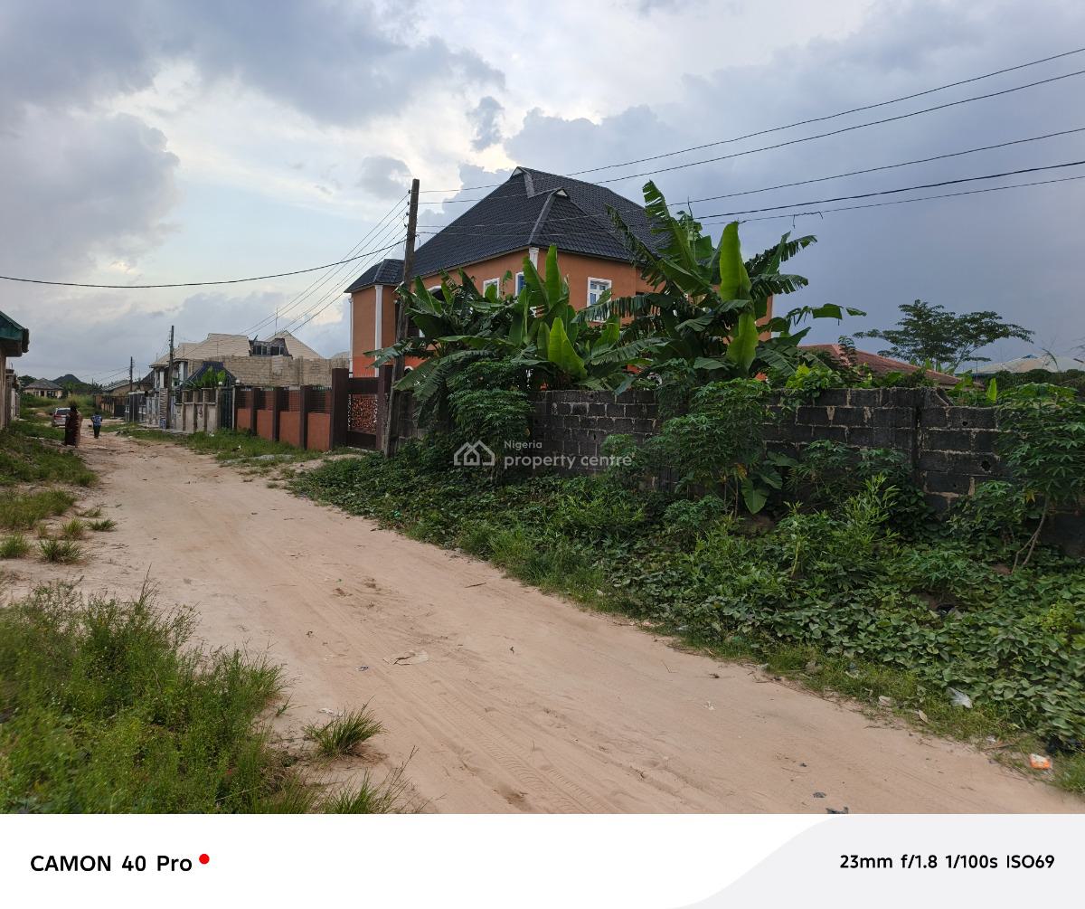 Full Plot of Dry, Level & Fence Land, Second Plot to The Main Road, Serene Gated Street, Off Offin Road, Igbogbo, Ikorodu, Lagos, Residential Land for Sale