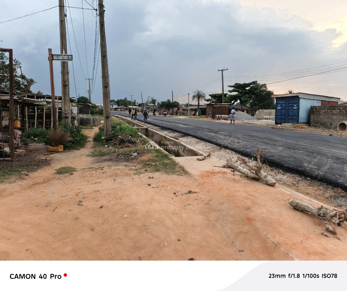 Full Plot of Dry, Level & Fence Land, Second Plot to The Main Road, Serene Gated Street, Off Offin Road, Igbogbo, Ikorodu, Lagos, Residential Land for Sale