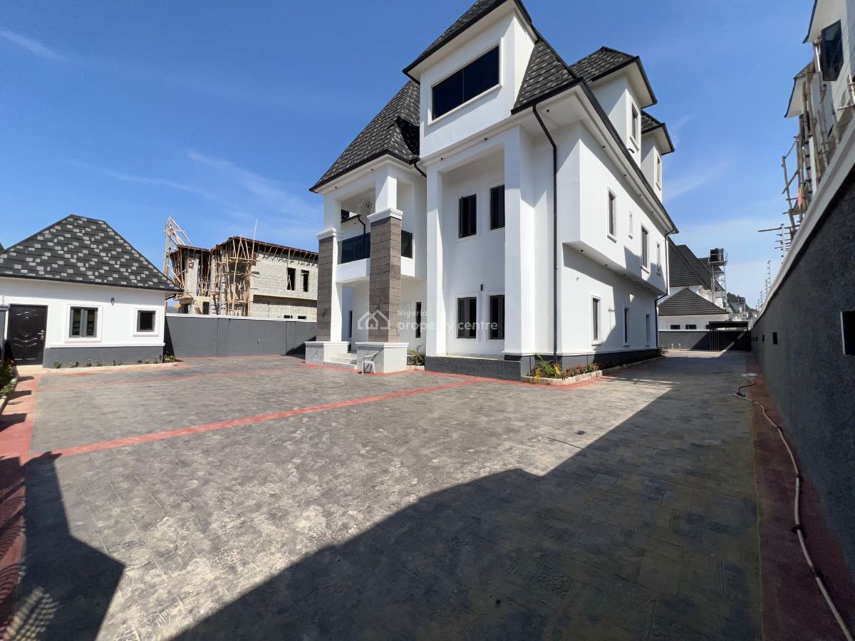 Brand New Exquisite 7 Bedroom Luxury Triplex with 2 Room Bq, Swimming, Efab Metropolis Estate, Karsana, Abuja, Detached Duplex for Sale