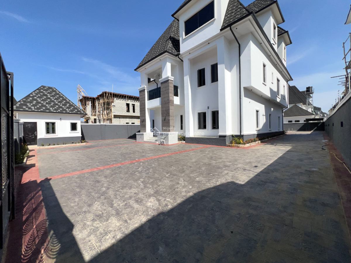 Brand New Exquisite 7 Bedroom Luxury Triplex with 2 Room Bq, Swimming, Efab Metropolis Estate, Karsana, Abuja, Detached Duplex for Sale