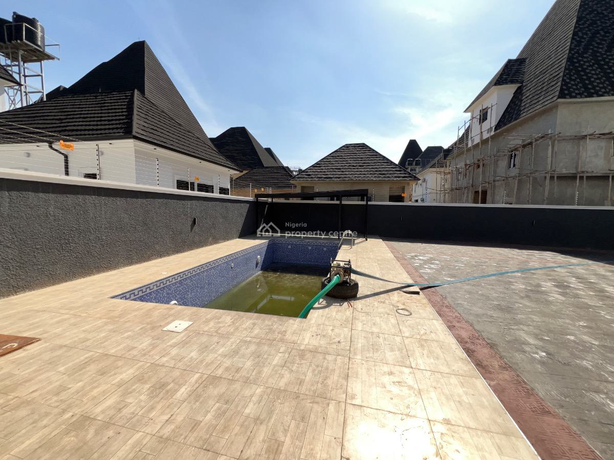 Brand New Exquisite 7 Bedroom Luxury Triplex with 2 Room Bq, Swimming, Efab Metropolis Estate, Karsana, Abuja, Detached Duplex for Sale
