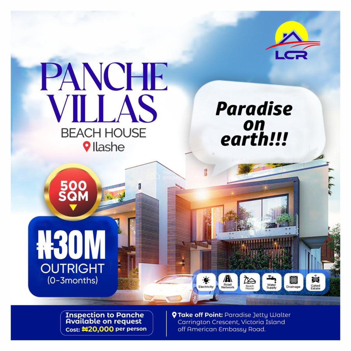 Beach Front: Own an Affordable Water Front Land with Good Title, Panche Villa, Ilashe Beach, Along Badagry Creek, Snake Island, Amuwo Odofin, Lagos, Residential Land for Sale