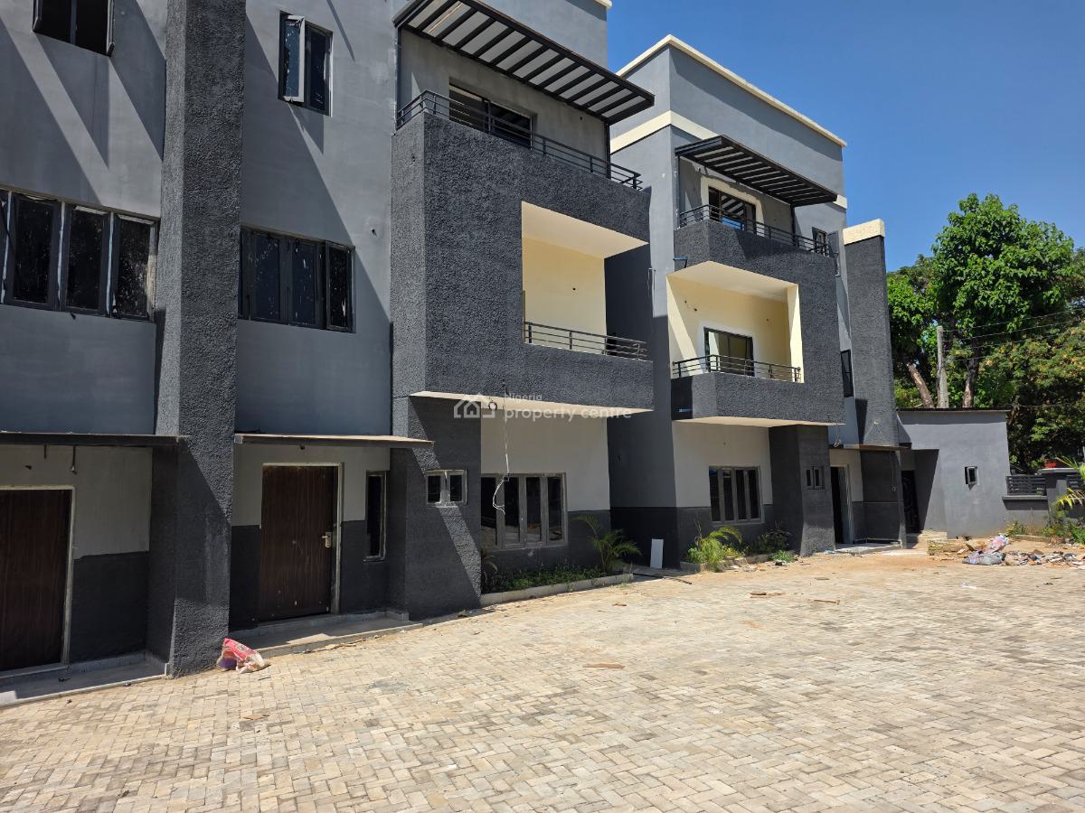 Newly Built 4-bedroom Terrace Duplex with Bq, Harare Street, Zone 6, Wuse, Abuja, Terraced Duplex for Sale