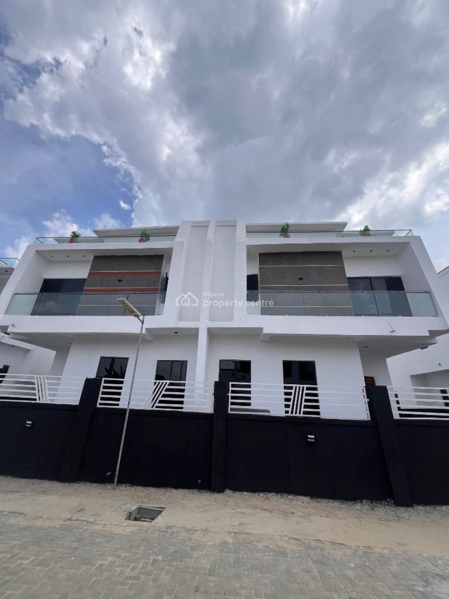 Contemporary 4 Bedroom Semi-detached Duplex with Boys Quarters, Contemporary Modern Architecture with 3 Months Flexible Payment Plan, Ajah, Lagos, Semi-detached Duplex for Sale