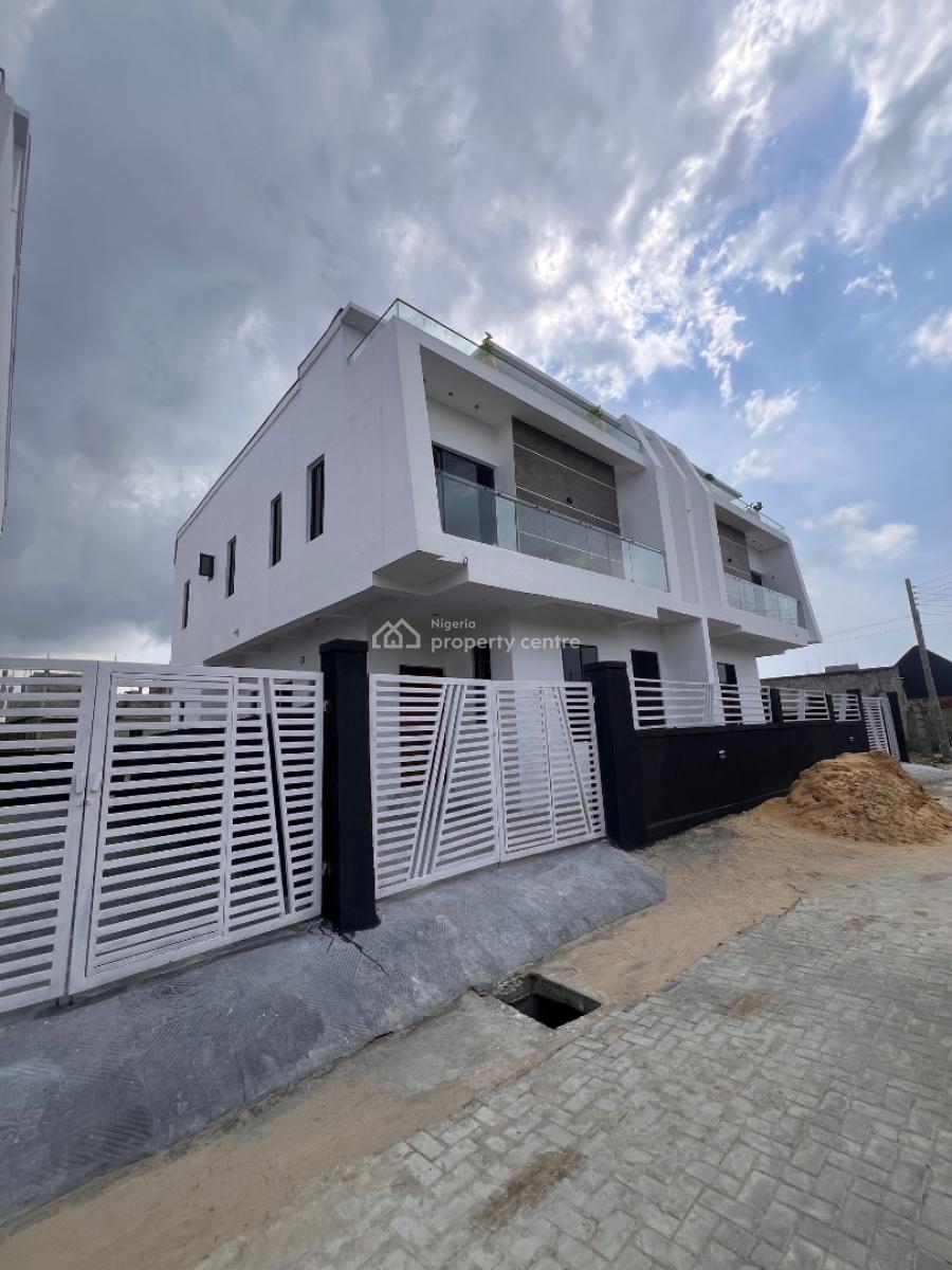 Contemporary 4 Bedroom Semi-detached Duplex with Boys Quarters, Contemporary Modern Architecture with 3 Months Flexible Payment Plan, Ajah, Lagos, Semi-detached Duplex for Sale