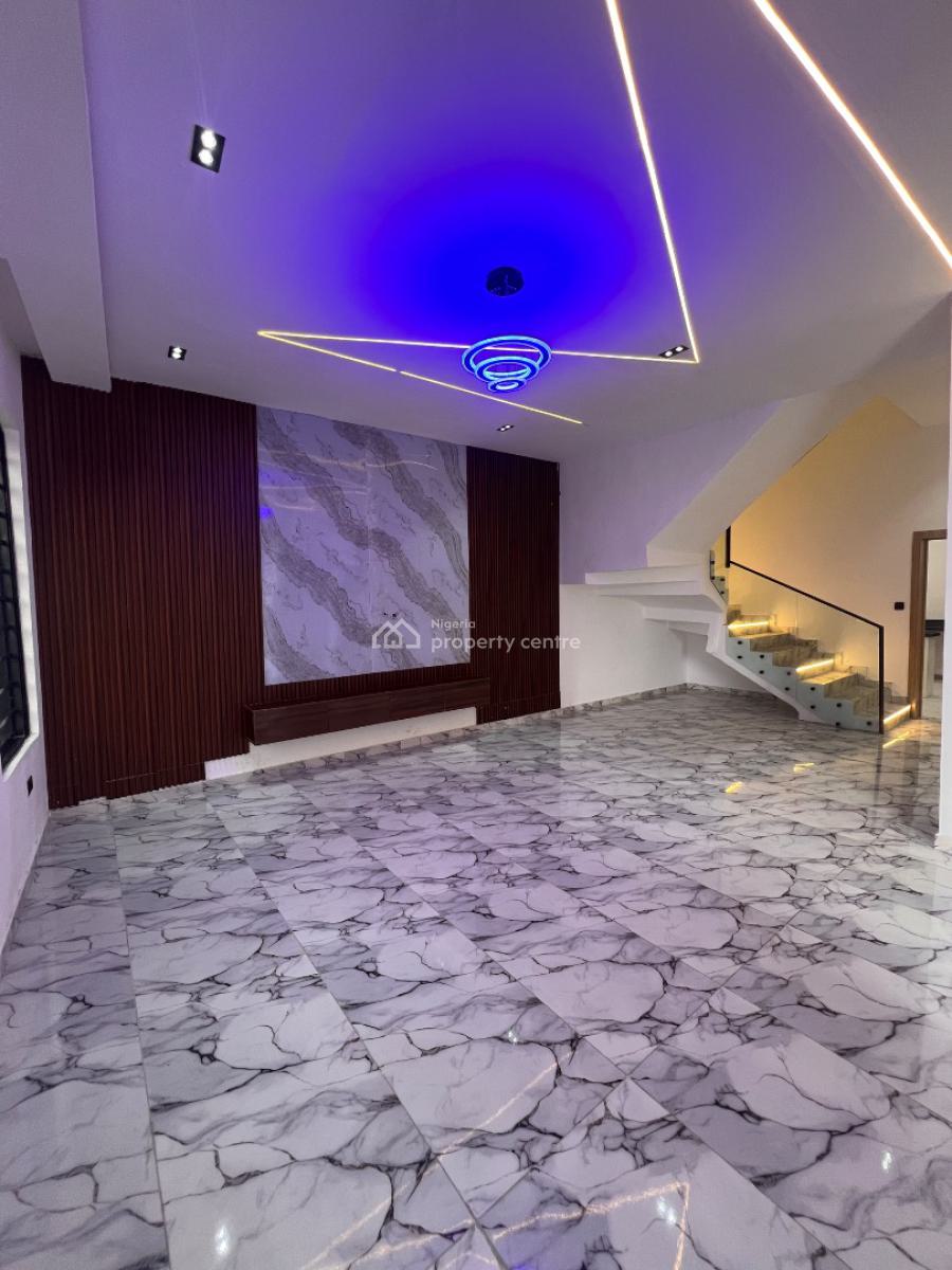 Contemporary 4 Bedroom Semi-detached Duplex with Boys Quarters, Contemporary Modern Architecture,detailed Tasteful Finish, Ajah, Lagos, Terraced Duplex for Sale