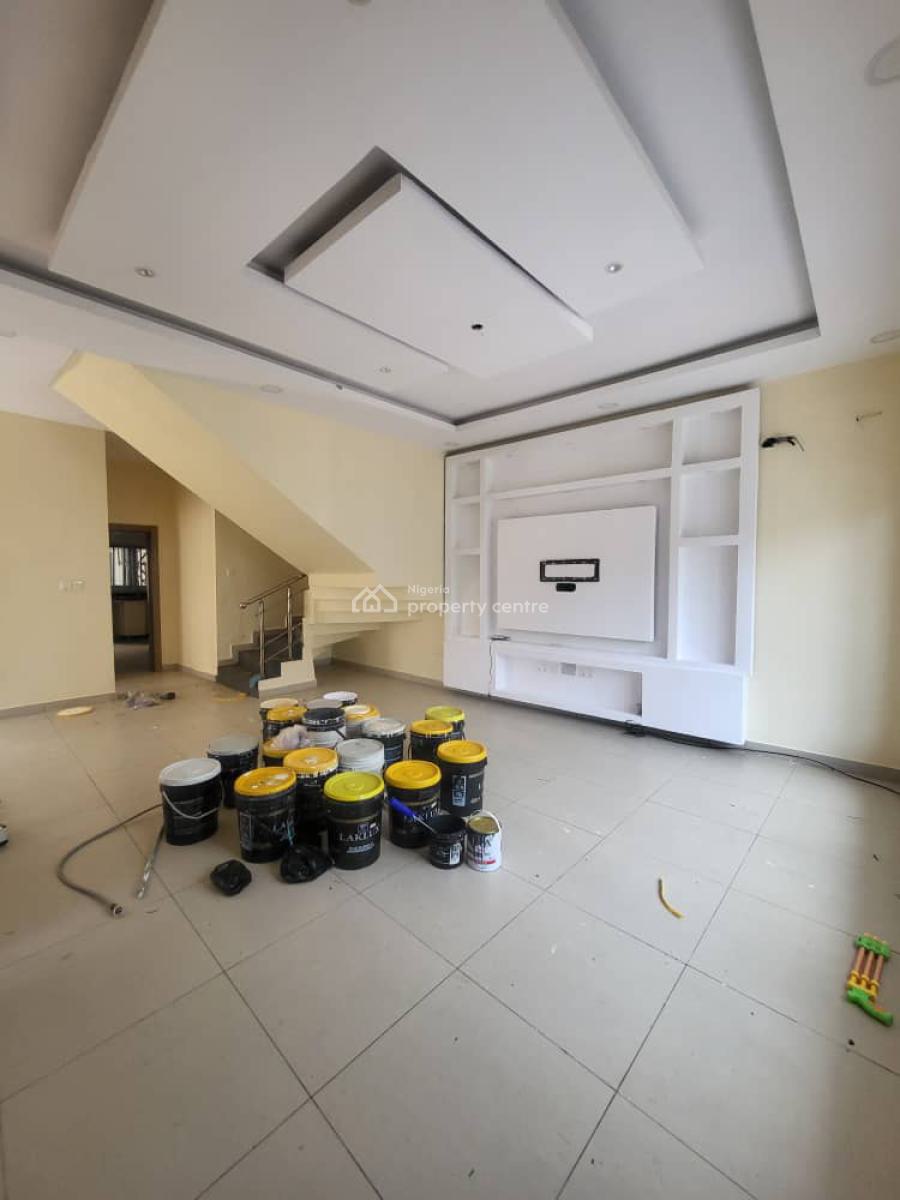 Luxury and Spacious 4 Bed Semi Detached Duplex with Bq in a Good Esate, Chevron Area, Lekki, Lagos, Semi-detached Duplex for Rent