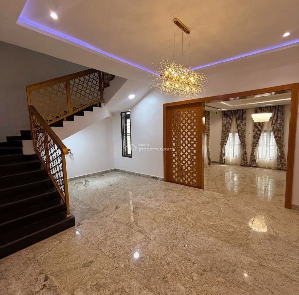 Newly 5 Bedrooom Semi Detached Duplex, Admiralty Estate Navy Town, Asokoro District, Abuja, Semi-detached Duplex for Sale