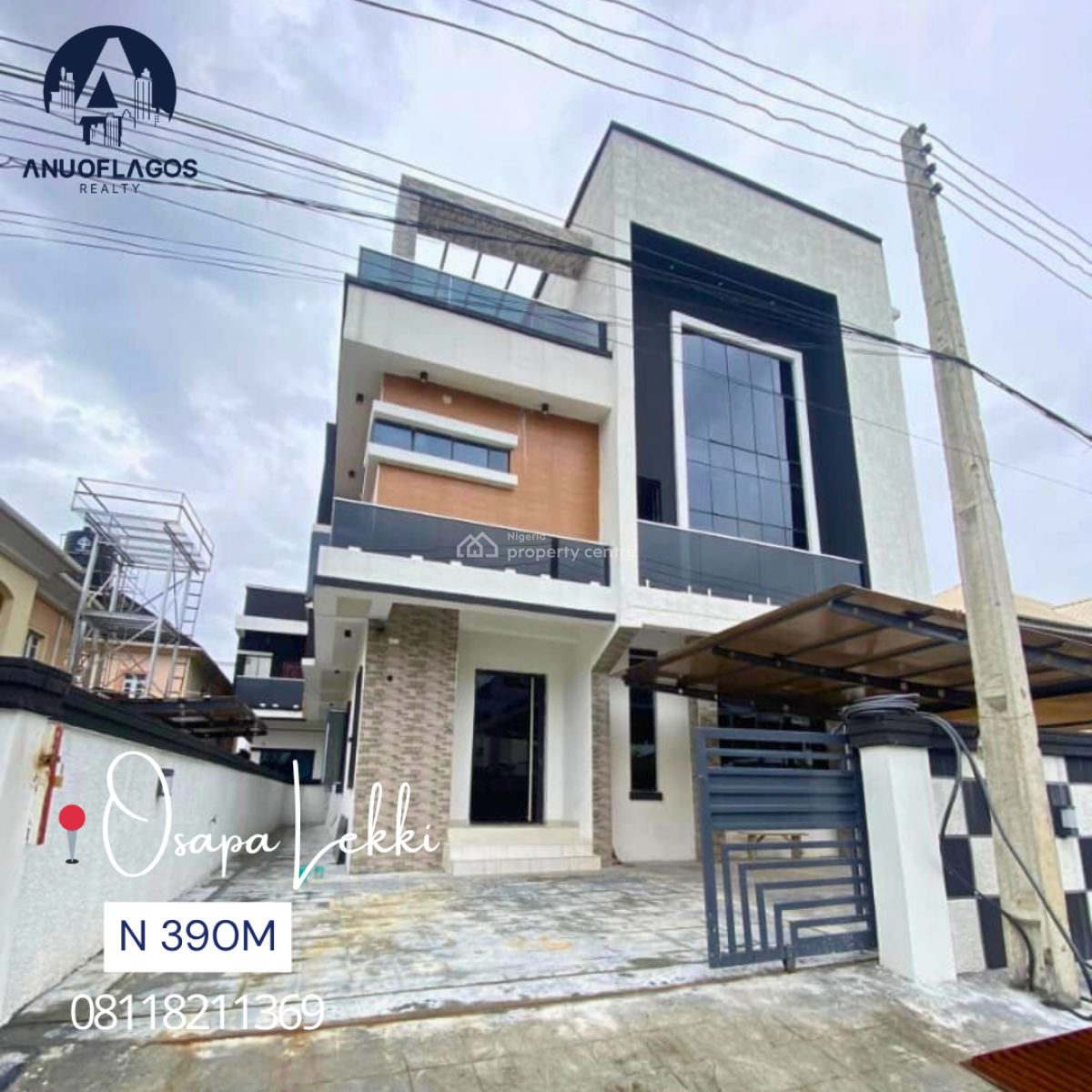 a Well Crafted 5 Bedroom Fully Detached Duplex - Bq, Lekki, Lagos, House for Sale