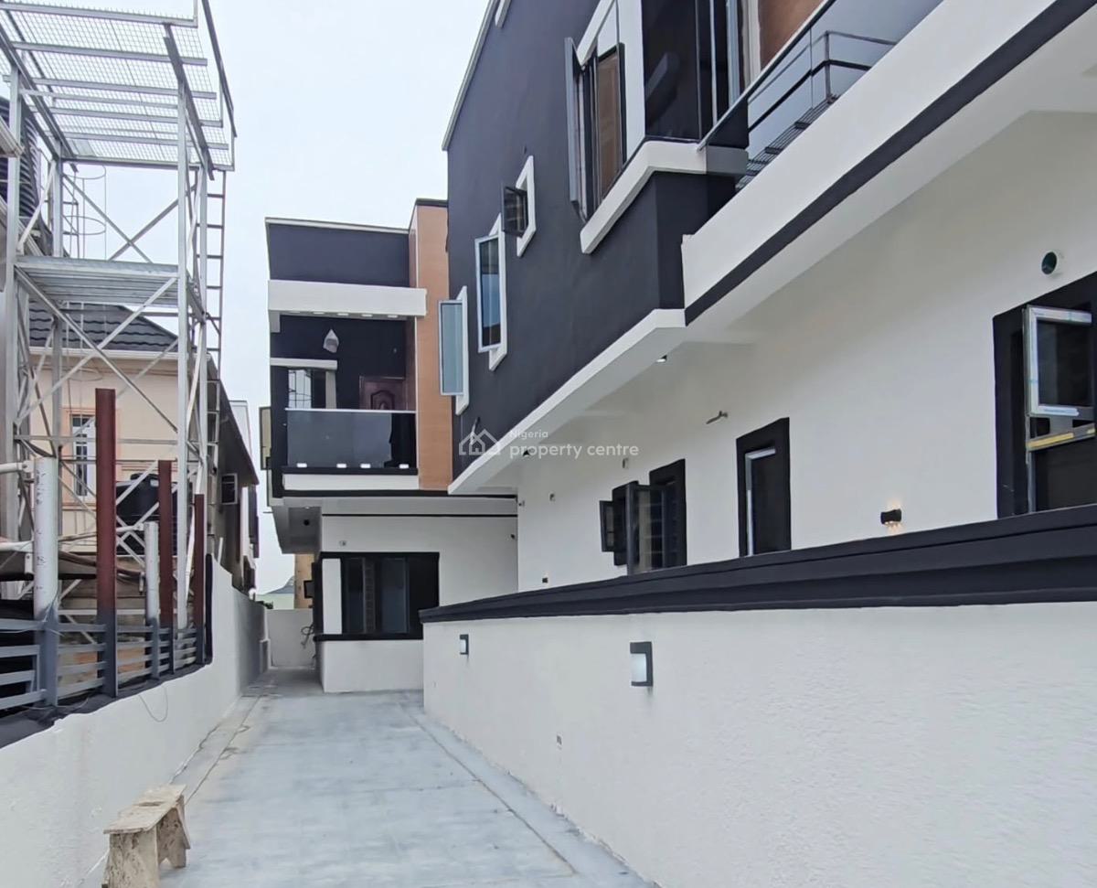 Brand New 4 Bedroom Semi Detached Duplex with Bq, Chevron, Lekki, Lagos, Semi-detached Duplex for Sale