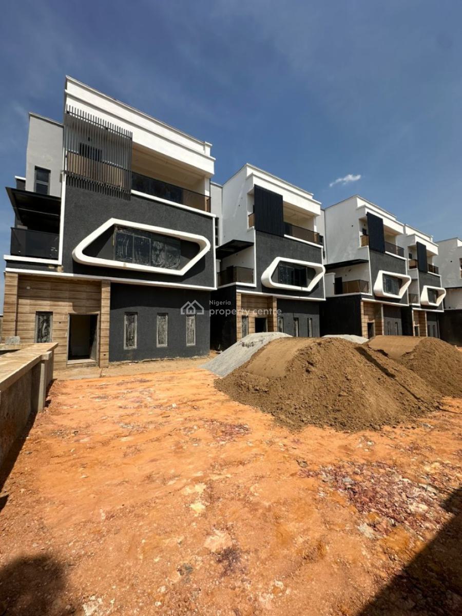Newly Built 4 Bedroom Terrace Duplex with Bq, Kaura, Abuja, Terraced Duplex for Sale