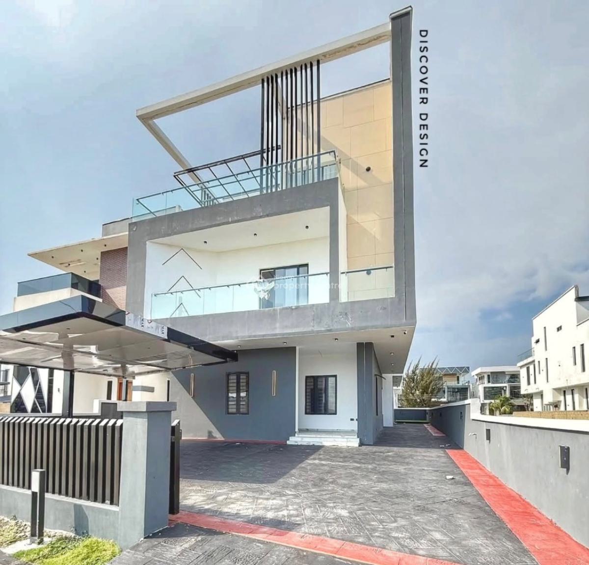 Brand New 5 Bedroom Detached Duplex with Swimming Pool, Ikota, Lekki, Lagos, Detached Duplex for Sale