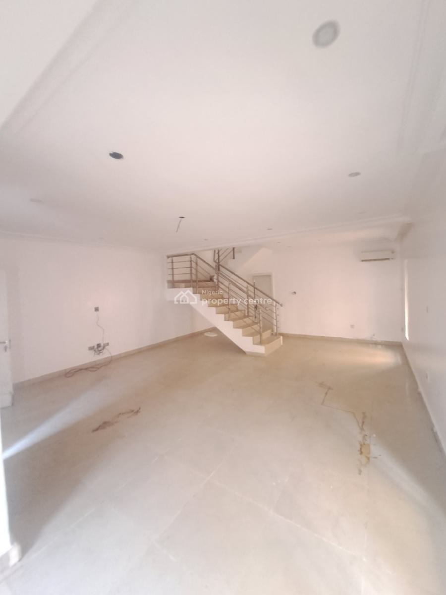 Well Built Serviced 4 Bedroom Terrace with Pool and Bq, Chevron, Lekki, Lagos, Terraced Duplex for Rent