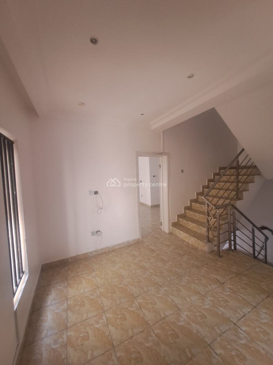 Well Built Serviced 4 Bedroom Terrace with Pool and Bq, Chevron, Lekki, Lagos, Terraced Duplex for Rent