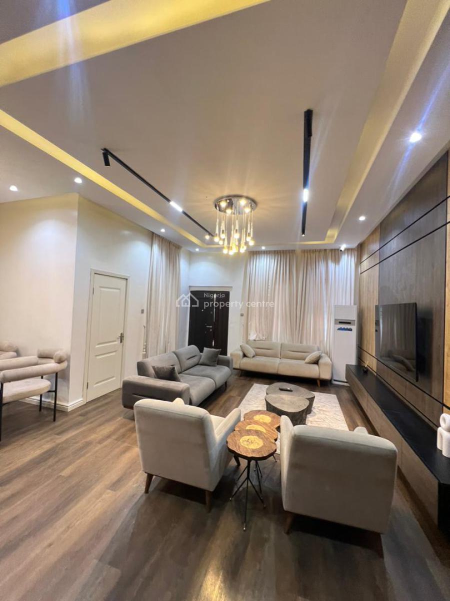 Luxury 4 Bedroom Funished Semi Detached Duplex with Bq, Chevron, Lekki, Lagos, Semi-detached Duplex for Rent