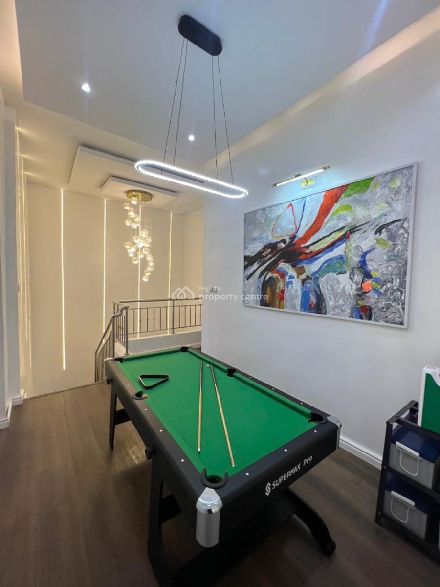 Luxury 4 Bedroom Funished Semi Detached Duplex with Bq, Chevron, Lekki, Lagos, Semi-detached Duplex for Rent