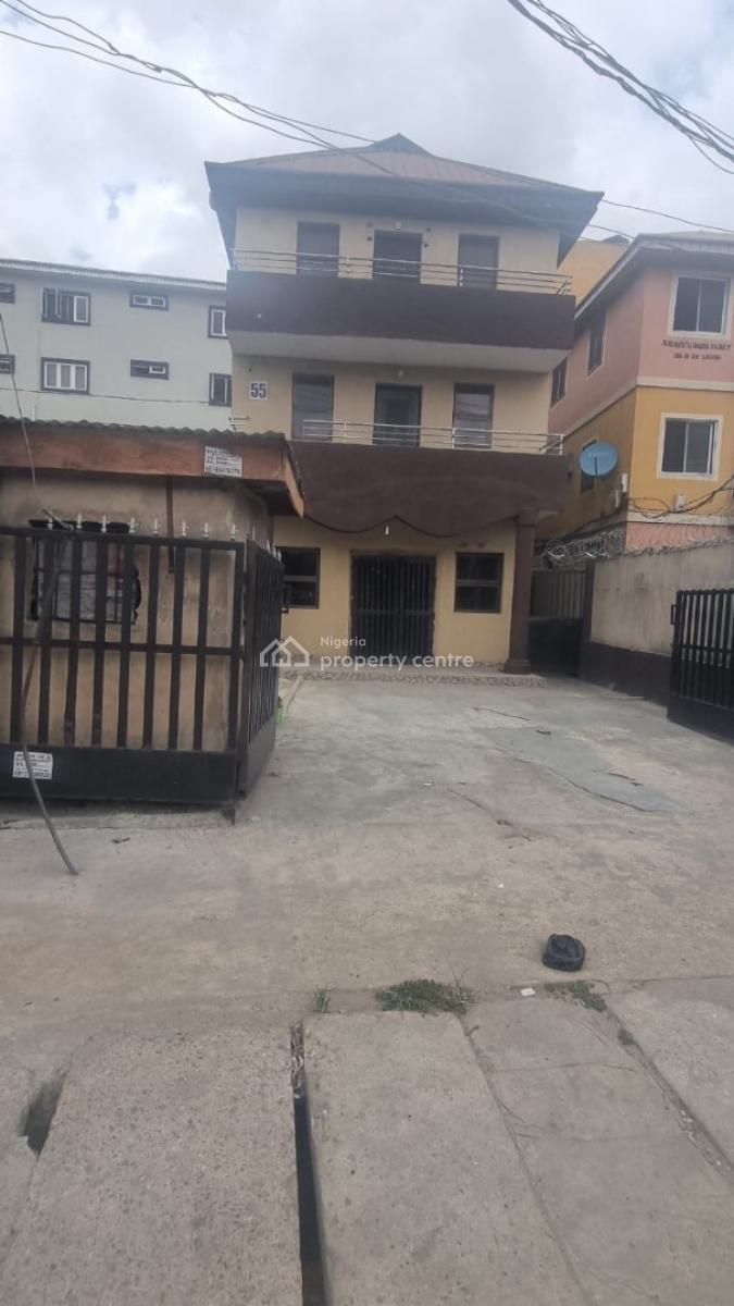 Solid Building of 2 Storey Building in a Strategic Location, Jibowu, Yaba, Lagos, Office Space for Sale
