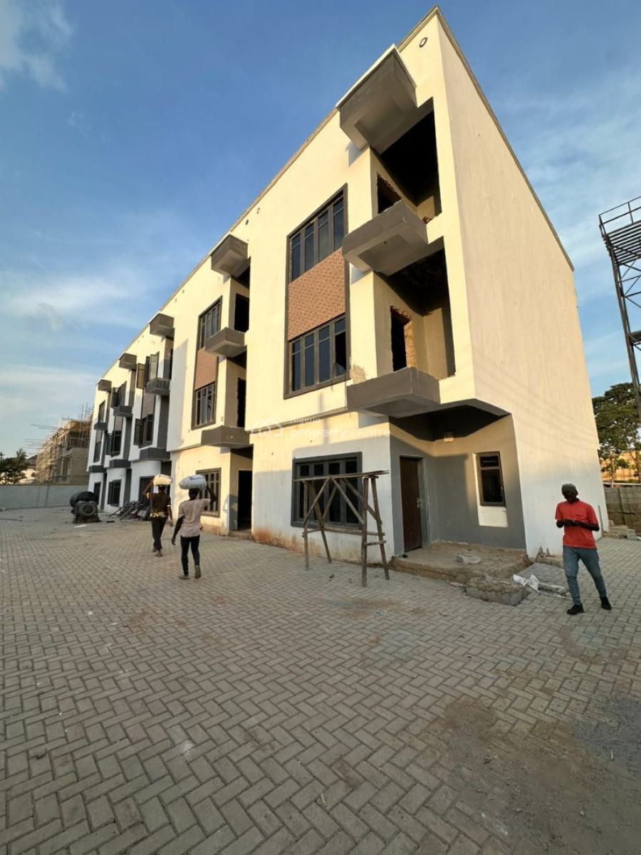 Newly Built 4 Bedroom Terrace Duplex with Bq, Gaduwa, Abuja, Terraced Duplex for Sale