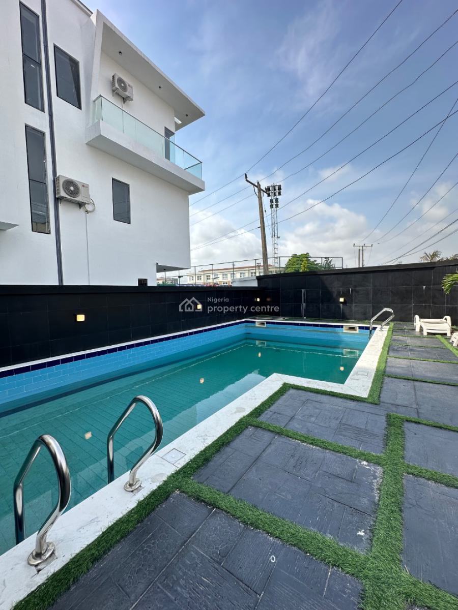 Beautifully Built 4 Bedroom Maisonette with Bq, Pool, Gym & Elevator, Ikate, Lekki, Lagos, House for Sale